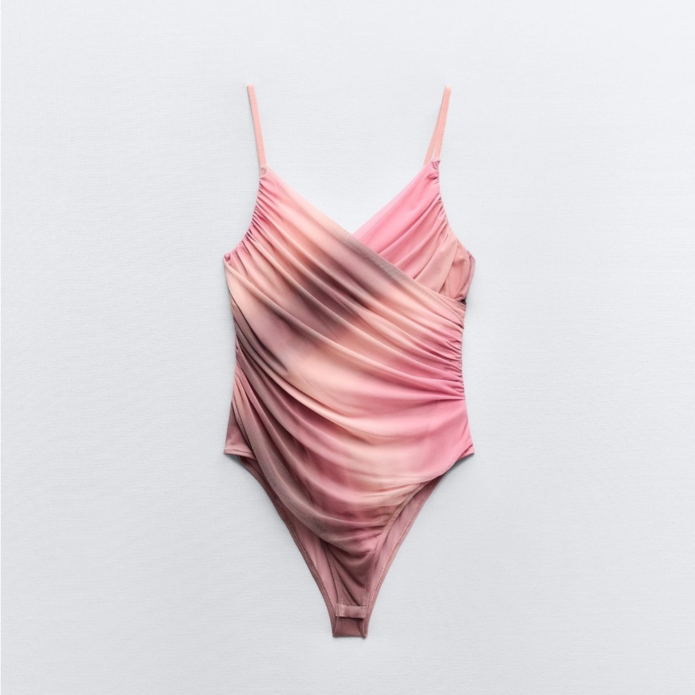 Zara Pink Ombre Bodysuit